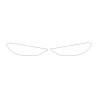 Audi A5 B10 headlights / front lamps protective films (2024-)