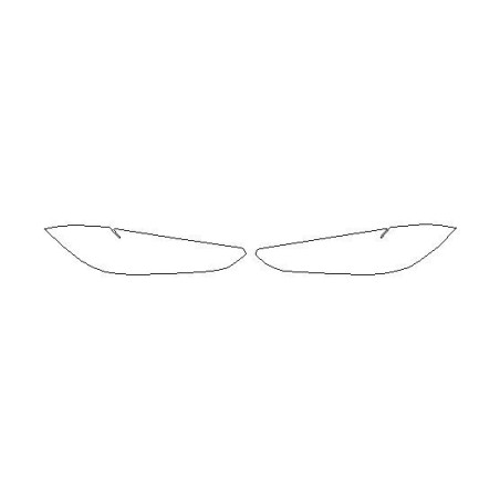 BMW 4 Gran Coupe G26 προστατευτικά μεμβράνες για φανάρια / προβολείς μπροστά (2021-)