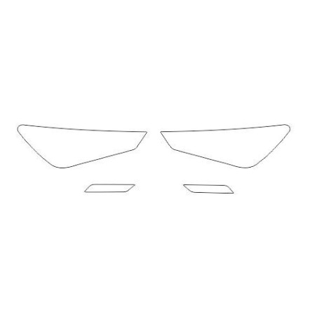 Cupra LEON KL1 far ön koruyucu filmler / ön farlar (2020-2023)