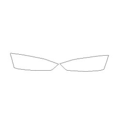 Audi A5 S5 RS5 2 II F5 po FL predné reflektory / svetlá fólie ochranné (2020-2024)