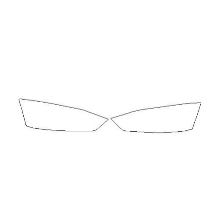 Φύλλα προστασίας μπροστινών φώτων Audi A5 S5 RS5 2 II F5 μετά από FL (2020-2024)