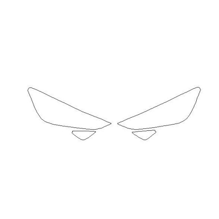 Voorlampen / koplampen halogeen beschermfolie voor Cupra Formentor na FL (2024-)