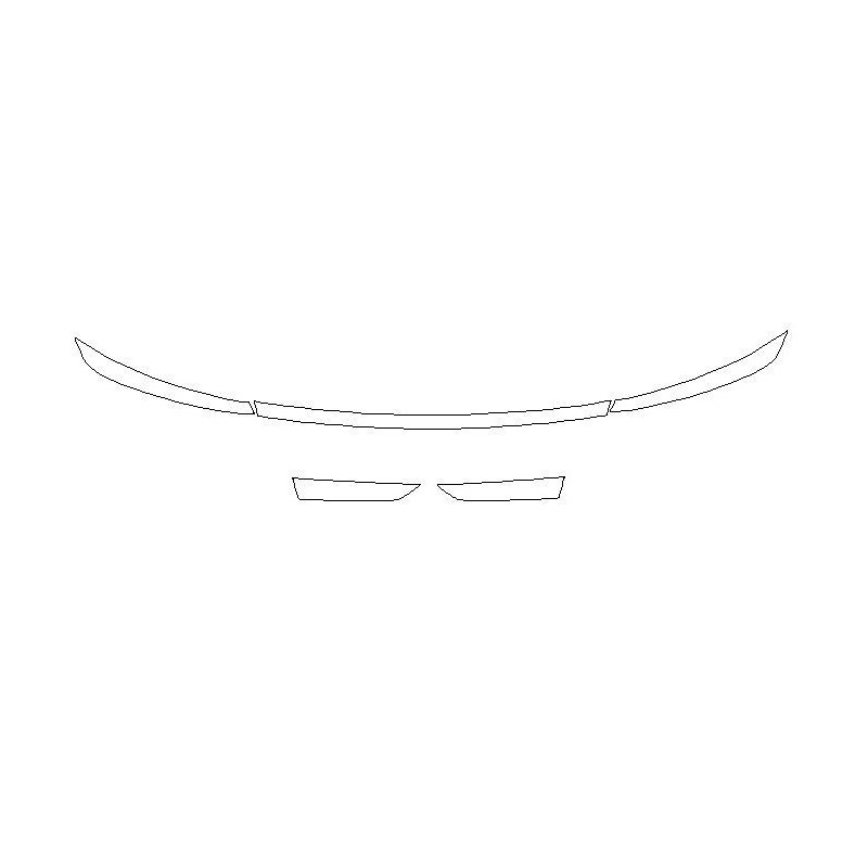 Tesla Y II Juniper bande LED avant / film de protection des phares (2024-)