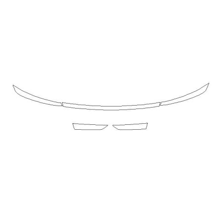 Tesla Y II Juniper voorste strip LED / koplampen beschermfolie (2024-)
