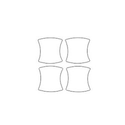 Jaguar XF dedicated door handle protection films (2007-2015)