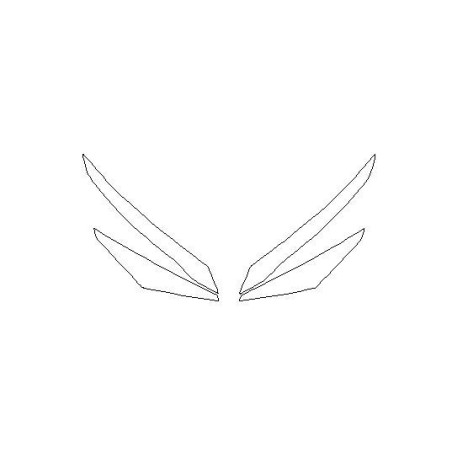 NISSAN Qashqai III después de FL faros / películas protectoras de faros (2024-)