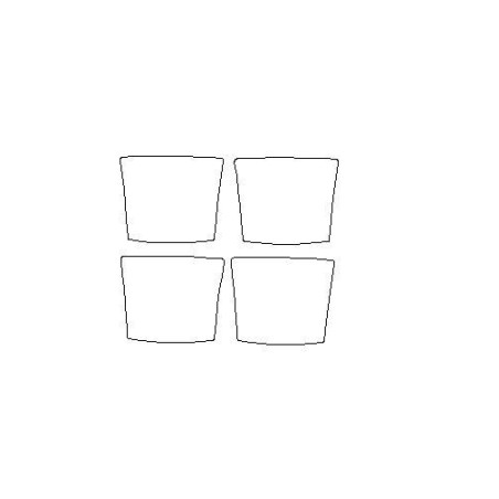 VW Tayron kapı kolları için özel koruma filmleri (2024-)