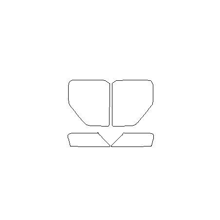 Jeep Cherokee IV KK Liberty beskyttelsesfilm til forlygter / forlygter (2007-2012)