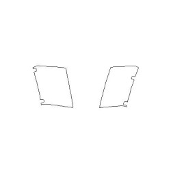 Jeep Cherokee IV KK Liberty front and rear fender protective films (2007-2012)