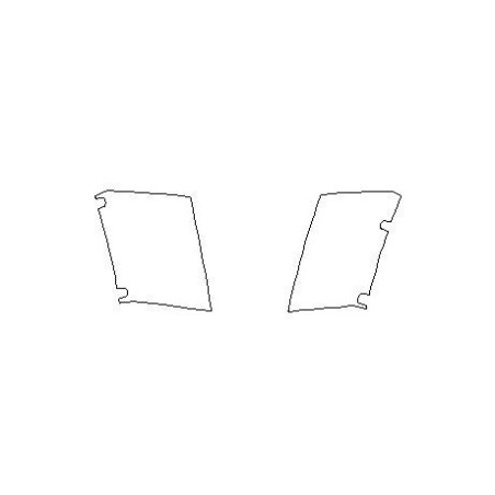 Jeep Cherokee IV KK Liberty front and rear fender protective films (2007-2012)