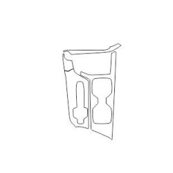 Film de protection pour le tunnel central de la Lexus NX II (2022-)