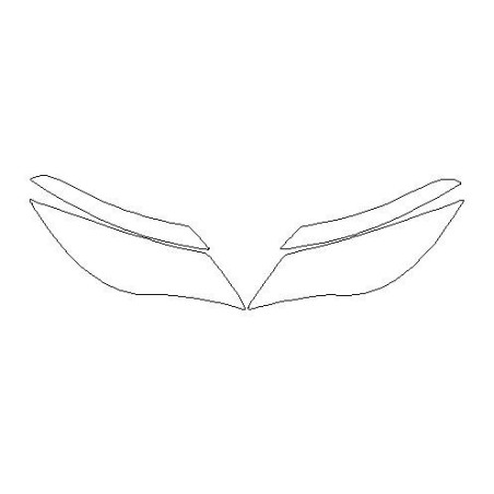 BMW 6 E63 beschermfolie voor koplampen (2003-2010)