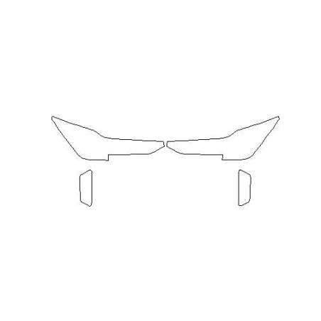 Ochranné fólie světlometů / předních světel Volvo EX90 (2024-)