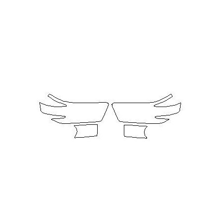 Toyota 4Runner V N280 avant FL films protecteurs pour les phares / feux avant (2009-2013)