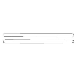 Honda ZR-V dış kapılar için koruyucu film (2022-)