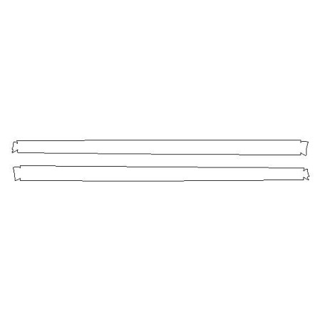 Ochranná fólie Honda ZR-V na vnější prahy (2022-)