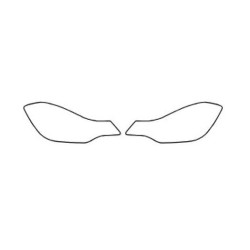 Subaru XV Crosstrek I beschermende folie voor koplampen / voorlichten (2011-2017)