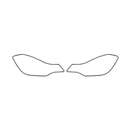 Subaru XV Crosstrek I films de protection des phares et des feux (2011-2017)