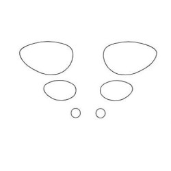 Fiat 500X FL far ön cam koruyucu filmi (2018-2024)