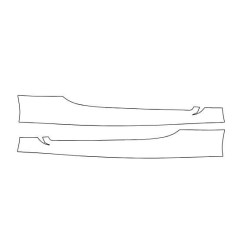 Subaru BRZ II folii de protecție pentru pragurile exterioare (2021-)