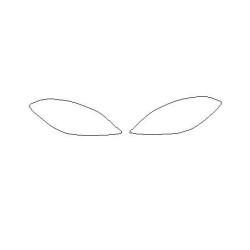 Mercedes B-Klasse W246 vóór FL beschermende folies voor koplampen / voorlampen (2011-2014)