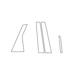 KIA Sorento IV pianosort beskyttelsesfilm til B- og C-stolper (2020-)