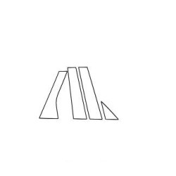 Mini Countryman III U25 pianosvart skyddsfilm för B- och C-stolpar (2023-)