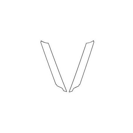 Μίνι Countryman III U25 προστατευτικά μεμβράνες στοιχείων Α μαύρο πιάνο (2023-)