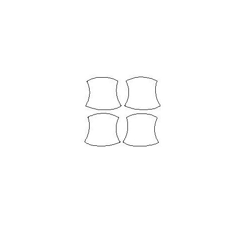 Chrysler Pacifica protective film for door handles (2016-)