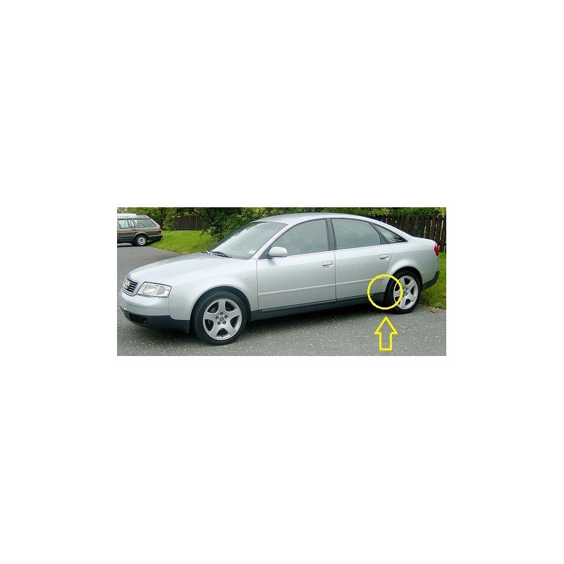 AUDI A6 C5 naklejka/folia ochronna błotnik tył
