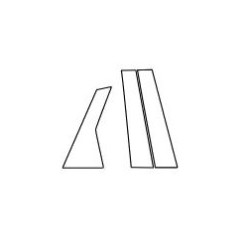 Kia Sportage V słupki piano black B i C folia ochronna (2022-)