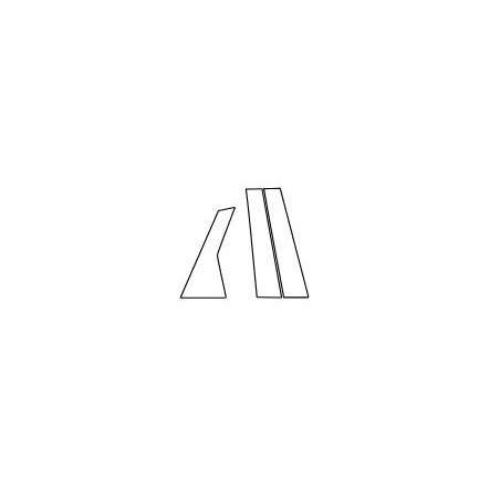 Kia Sportage V stolpar piano black B och C skyddsfilm (2022-)