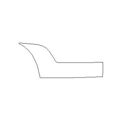 Fólie na zadné dvere na BMW X4 G02 (2018-)