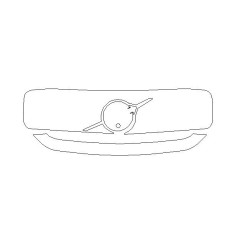 Volvo EX40 skyddsfilmer för grill / frontgitter (2024-)