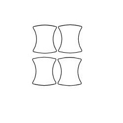 Nissan X-trail III T32 védőfóliák a kilincsekhez (2013-2021)