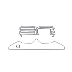 BMW X3 G45 m-sport M50 Schutzfolien für Kühlergrill / Frontblende (2024-)