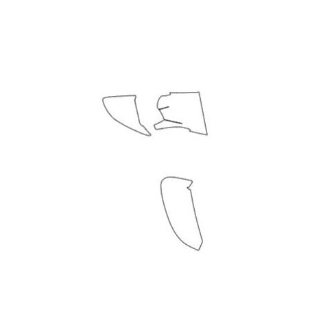 Porsche 718 Cayman GT4 RS 982c protective film on piano black on air intakes (2016-2025)