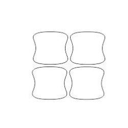 Audi A5 / S5 / RS5 8T omistetut suojaavat kahvan kalvot (2007-2016)