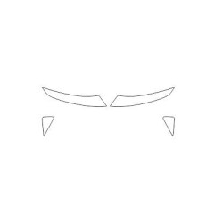 Honda Civic 8 VIII hatchback protectores de faros / lámparas delanteras (2006-2011)