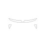 Honda Civic 8 VIII hatchback protectores de faros / lámparas delanteras (2006-2011)