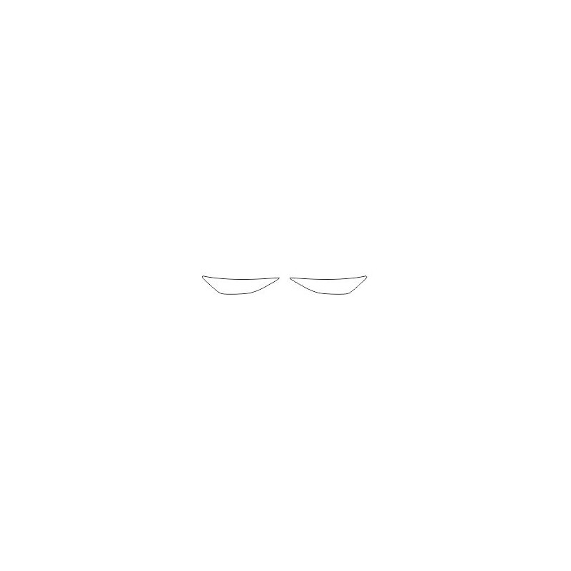 Audi A6 C9 headlights / front lamps protective foils
