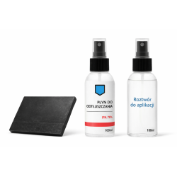 Ensemble pour l'application du film PPF (ipa 70%, liquide d'application, raclette)