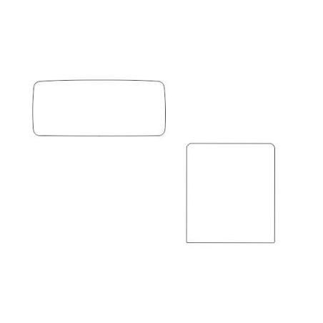 Mercedes S-klasse W223 beskyttelsesfilm til midterdisplay og instrumentbræt (2021-)