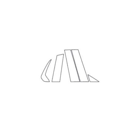 Mazda CX-50 I ochranné fólie na stĺpiky B C D piano black (2023-)