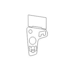 Película protetora para túnel central em preto brilhante para KIA SPORTAGE V (2022-)