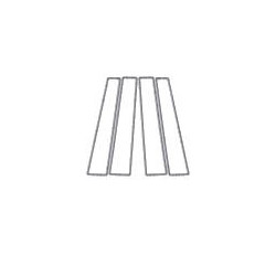 Pellicole protettive per colonnine B in nero lucido (2018-) RAM 1500 II