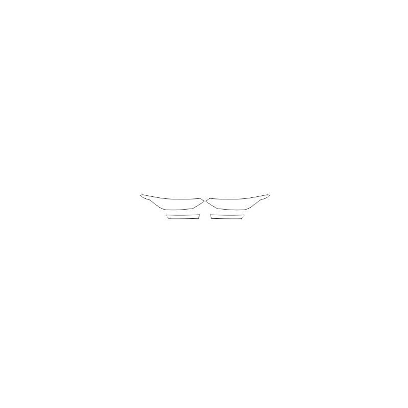 VW ID.7 beskyttelsesfilm for lykter / fremre lamper (2023-)