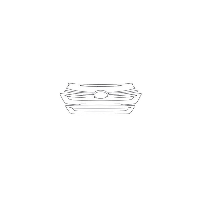Subaru Forester SK VI 6 SL skyddsfilmer för grillen/framgallret (2024-)