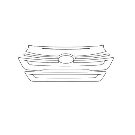 Subaru Forester SK VI 6 SL skyddsfilmer för grillen/framgallret (2024-)
