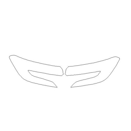 Renault Espace VI előtti FL fényszóró / lámpavédő fóliák (2023-2024)